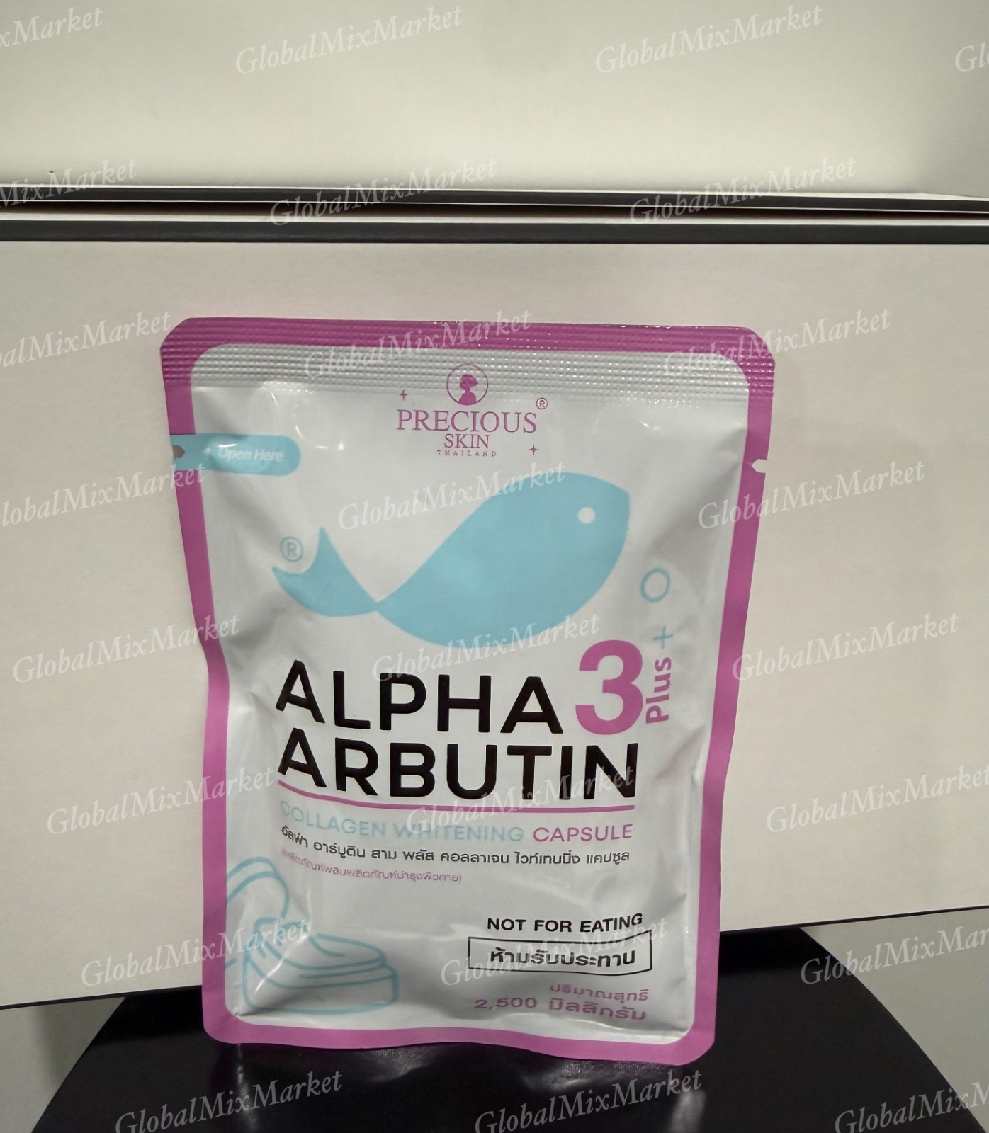 PRECIOUS SKIN THAILAND Alpha Arbutin 3 Plus Collagen Whitening Capsule, 2500mg