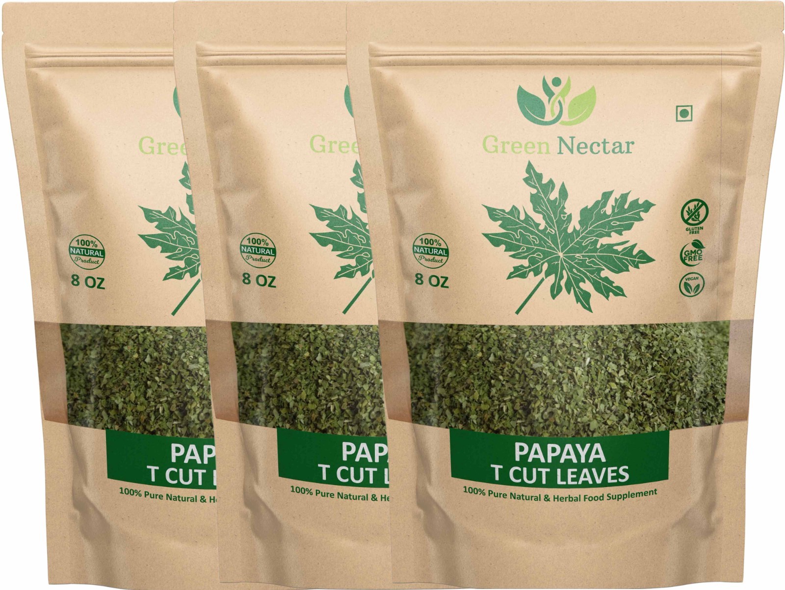 Papaya Tea Cut (8 oz) (3 Pack) | Herbal Tea, Juice Extract, Antioxidant