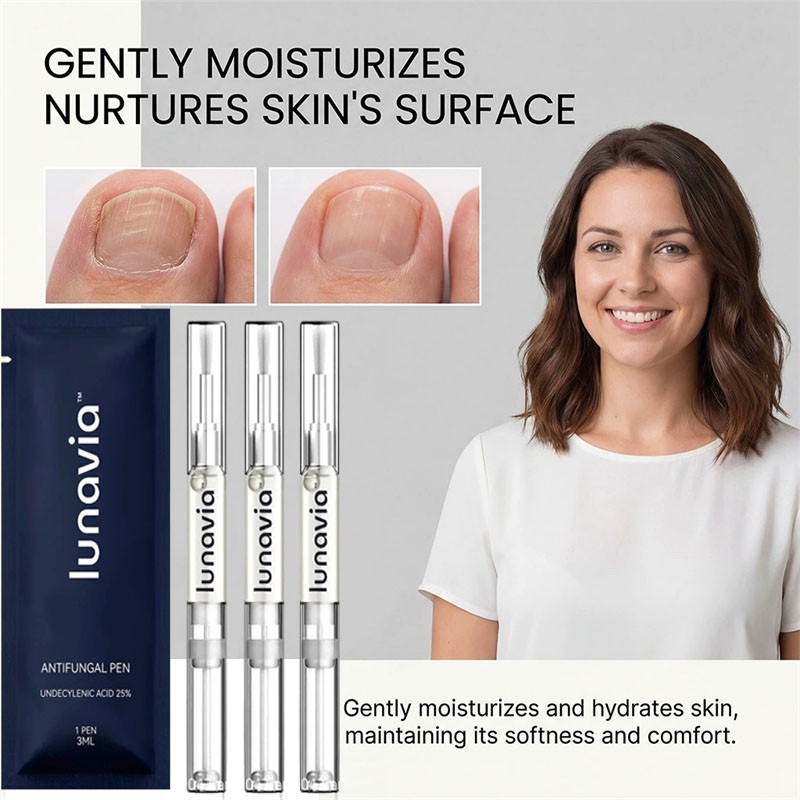 15/6/3PCS Lunavia Antifungal Pen 25% Undecylenic Acid – Toenail Fungus Treatment