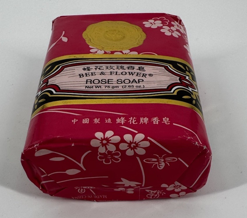 Bee & Flower Brand Rose Luxury Bath Bar Scented Soap 4.4 oz New Single Bar