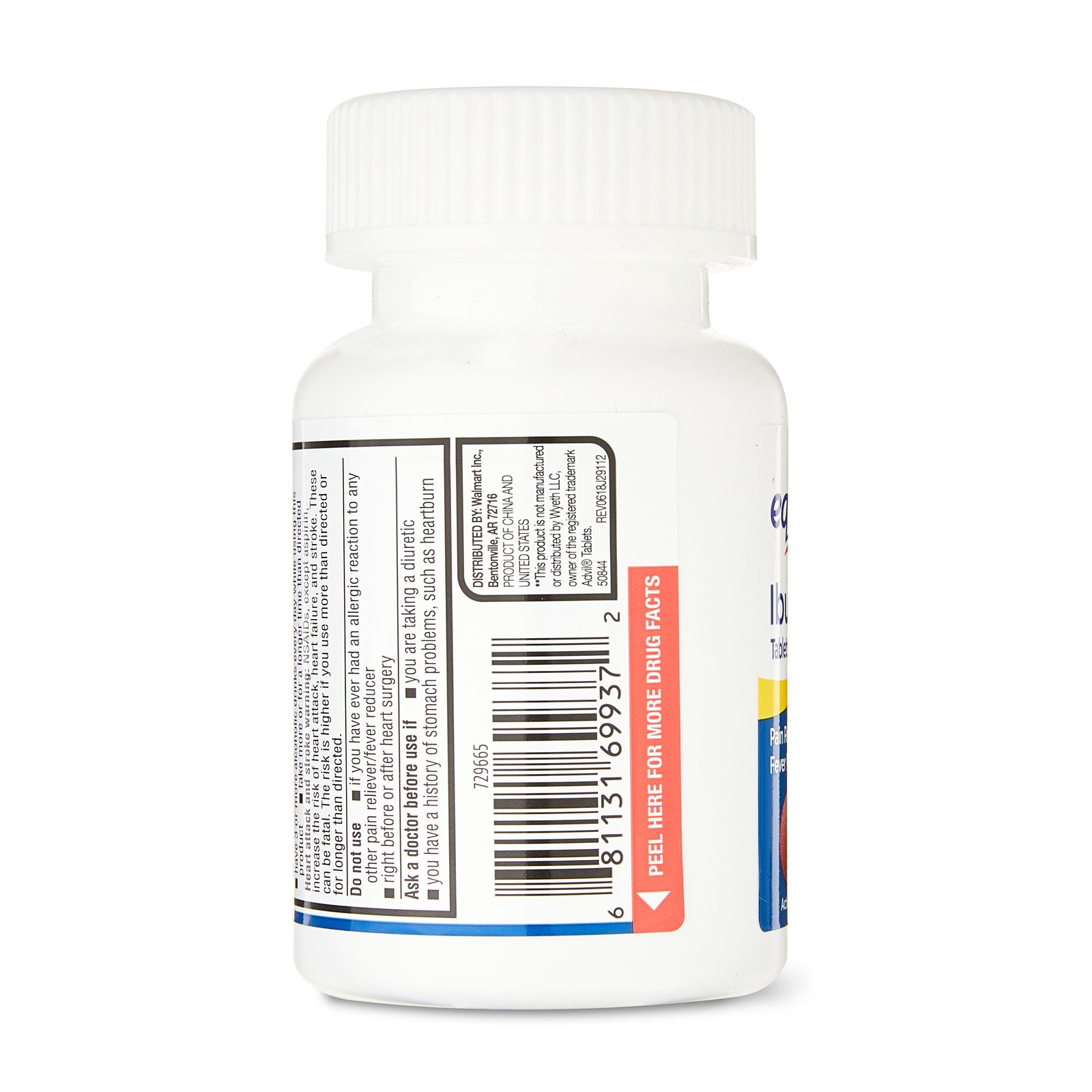 Ibuprofen USP 200 Mg Ibuprofen Tablets for Pain, 100 Coated Tablets