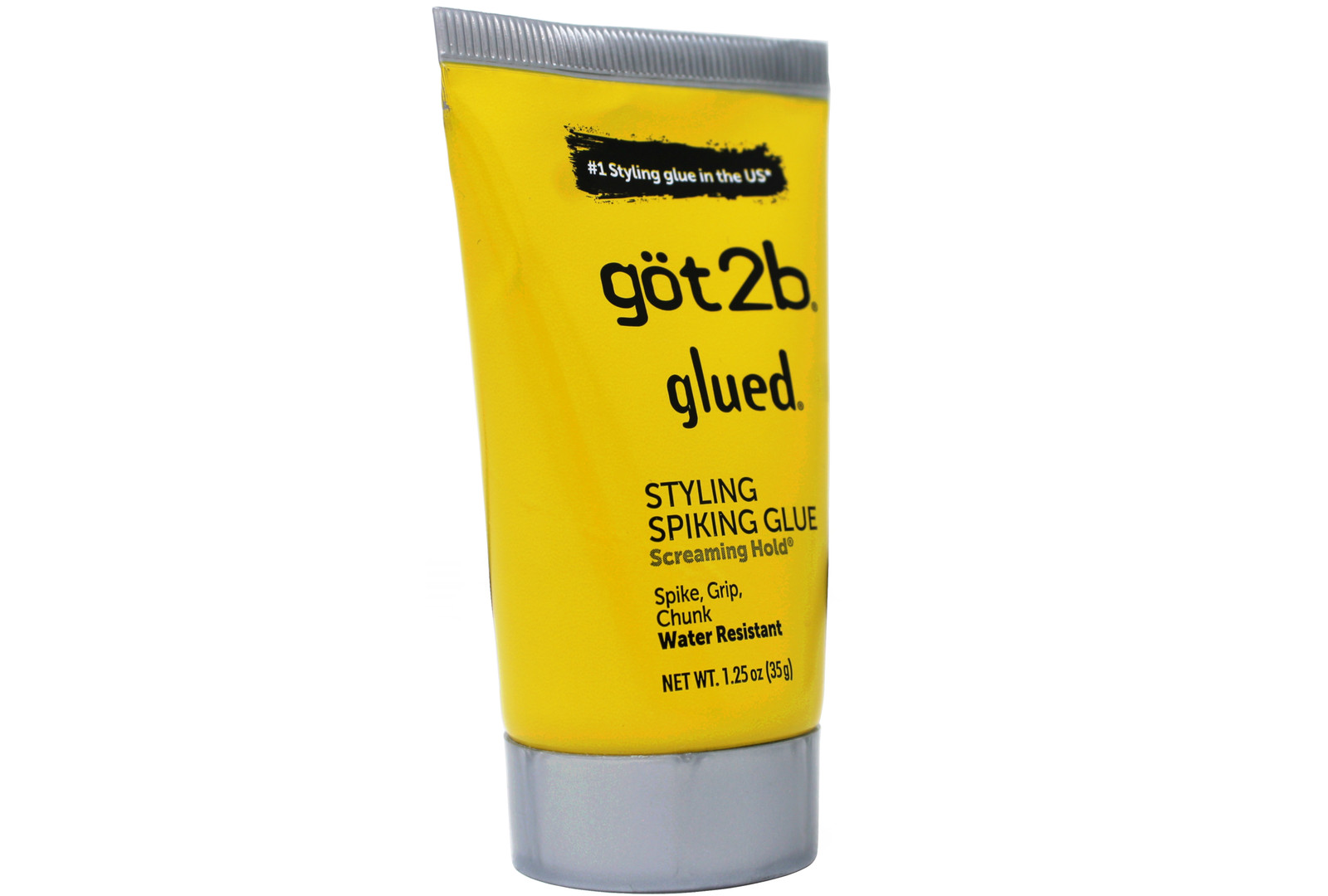 Got2b Glued Styling Glue Hold Spike Grip Chunk Water resistant 1.25 oz 6 Pack