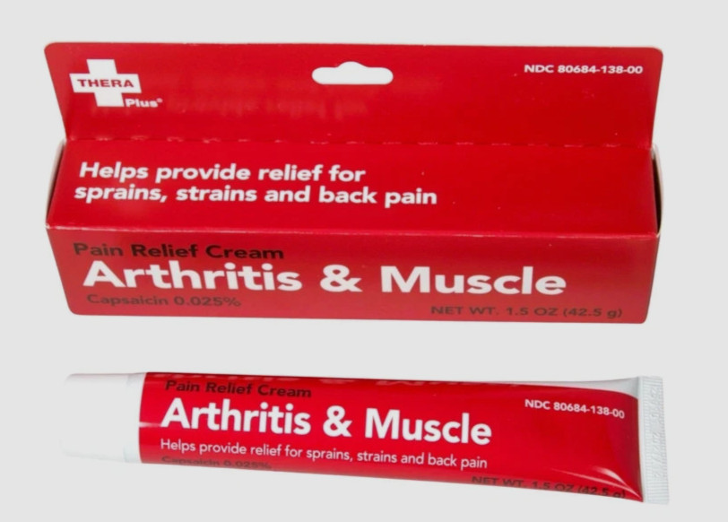 3X Thera Plus Extra Strength Arthritis Muscle Pain Relief Cream 0.025% Capsaicin