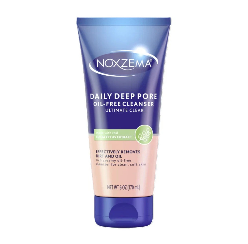 Noxzema Daily Deep Pore Cleansing Cream Ultimate Clear Oil-Free Cleanser 6 fl oz