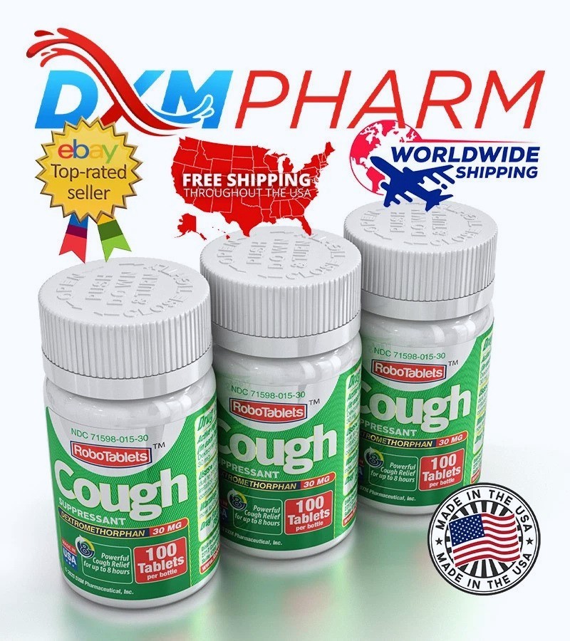3 PACK Cough Suppressant 100 Tablets 30mg Dextromethorphan