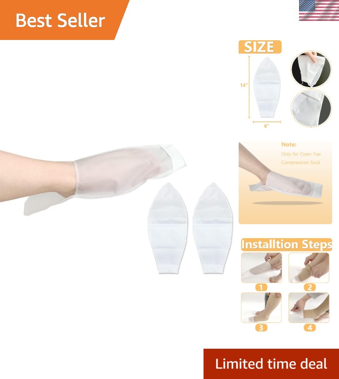 Lightweight Open Toe Stocking Applicator – Ideal for Easy Dressing & Daily Use
