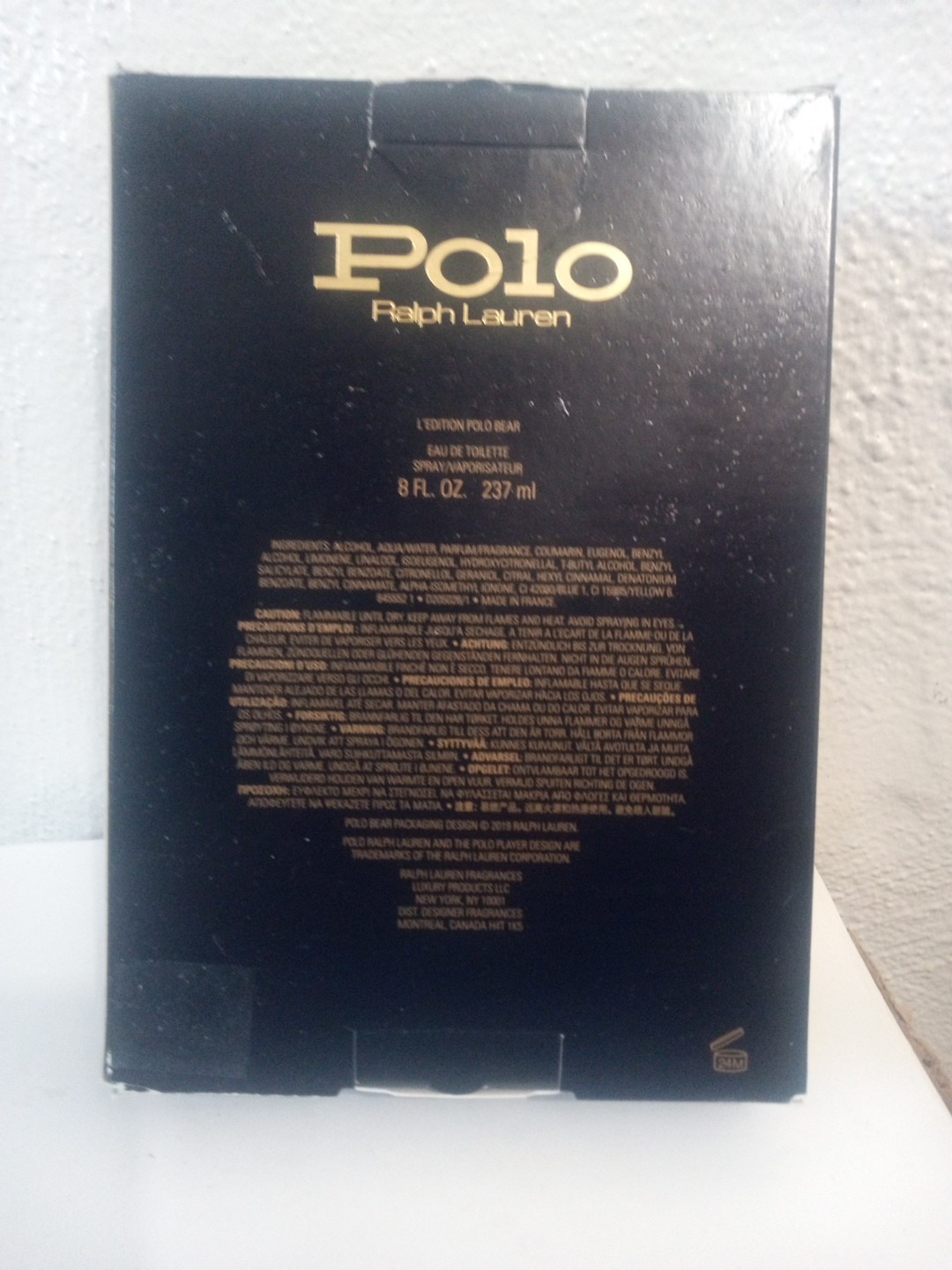 POLO GREEN By RALPH LAUREN BEAR EDITION 8 OZ/237ML EAU DE TOILETTE SPRAY FOR MEN