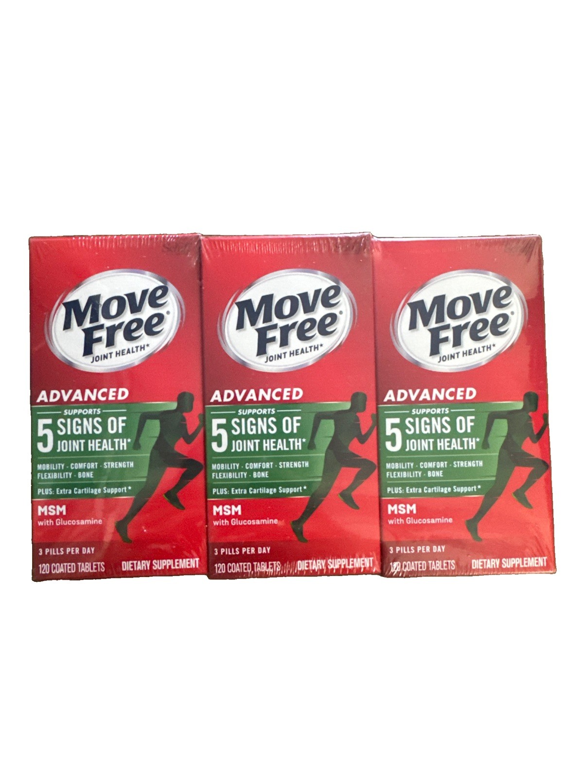 Schiff Move Free Advanced Tablets Plus 1500mg MSM – 120 Coated Tablets