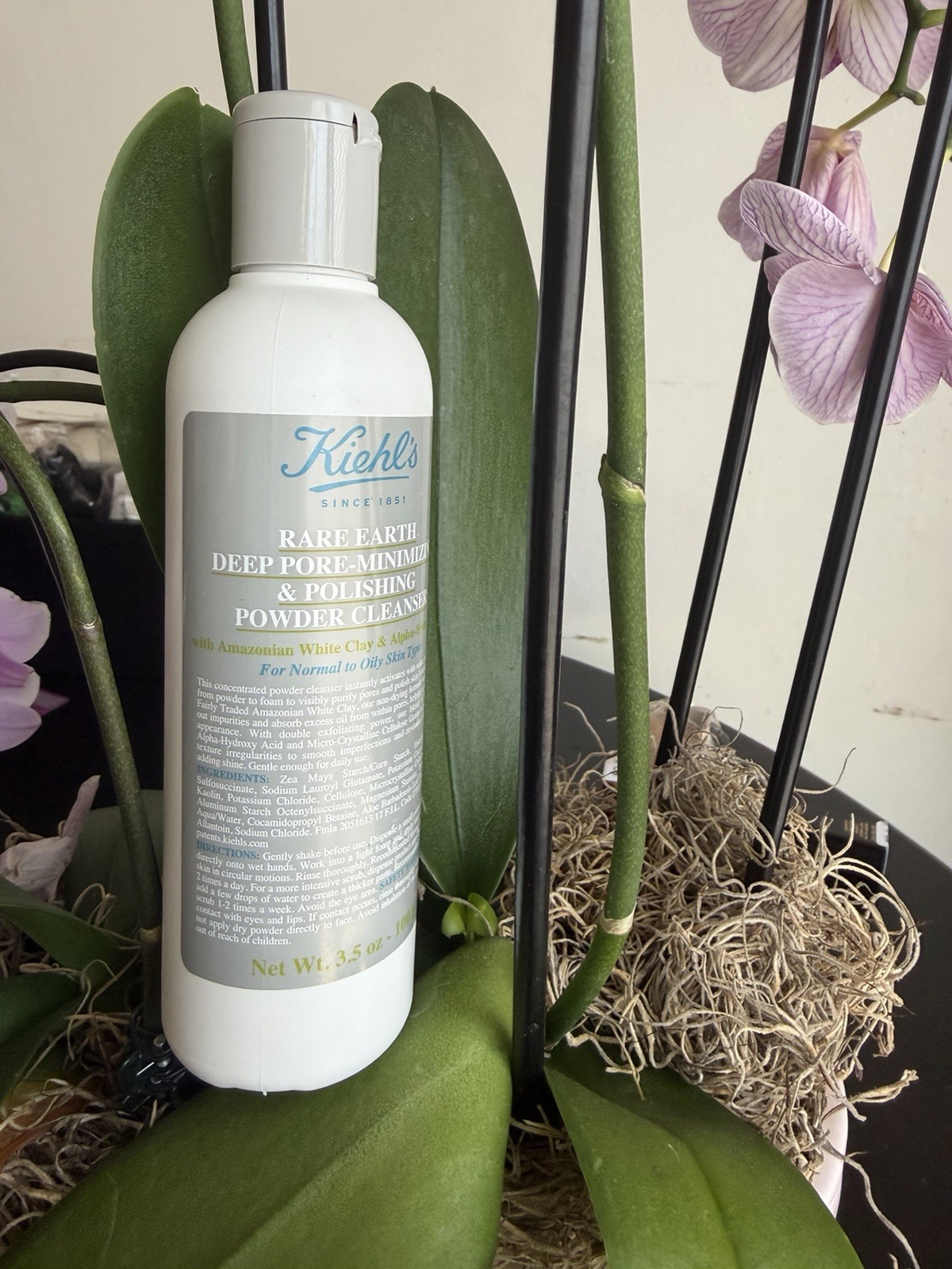 Kiehl’s Rare Earth Powder Cleanser Amazonian White Clay Deep Cleansing Face