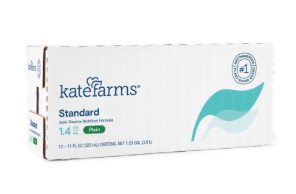 Case of 12 Kate Farms Standard Nutrition Formula 1.4 cal/mL Plain 11 oz Nov ’26