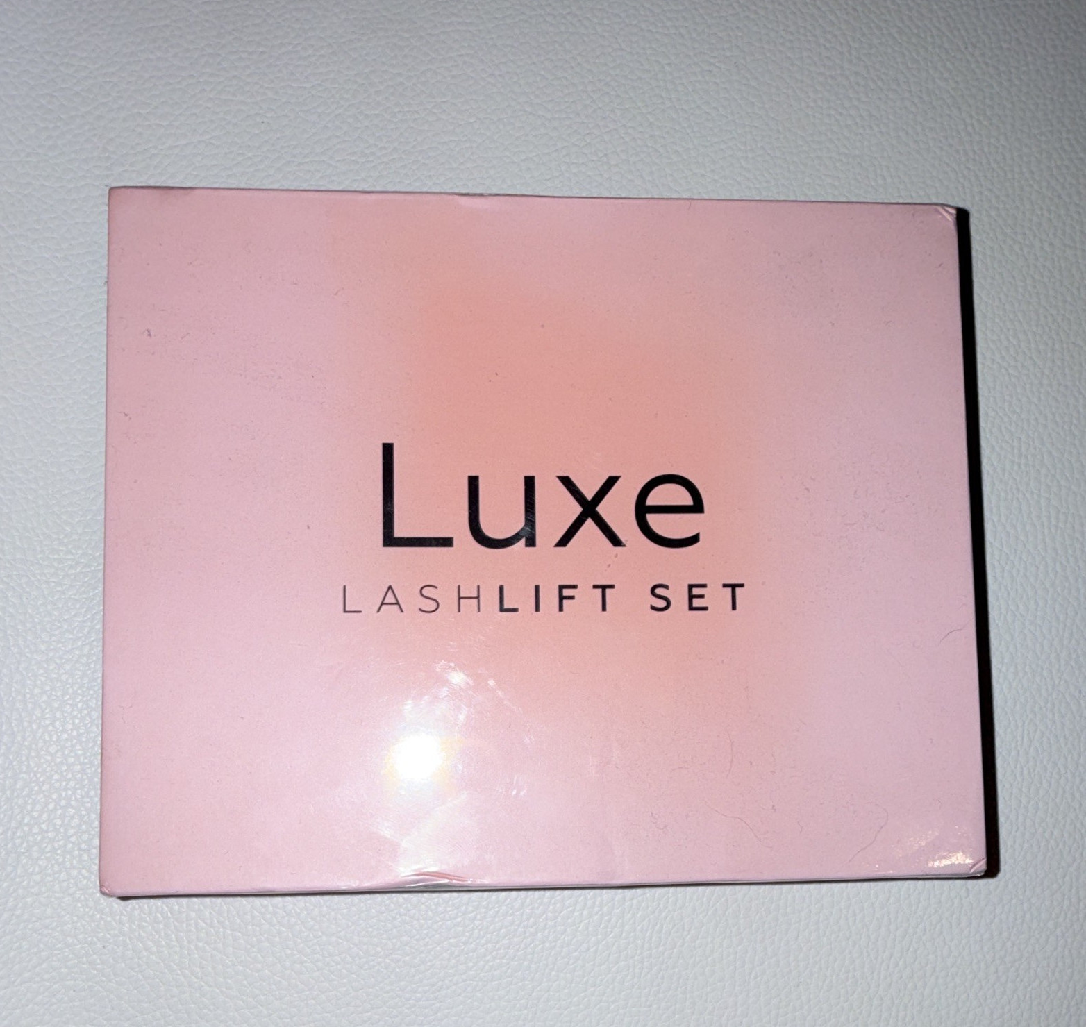 Luxe Cosmetics Luxe Lashlift Set Eyelash Perm Kit Clear Shade Pink Box