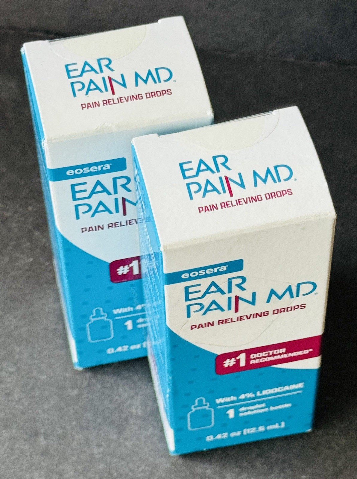 2x EOSERA Ear Pain MD Pain Relieving Drops 12.5ml (EXP 08-2026+) FREE SHIP