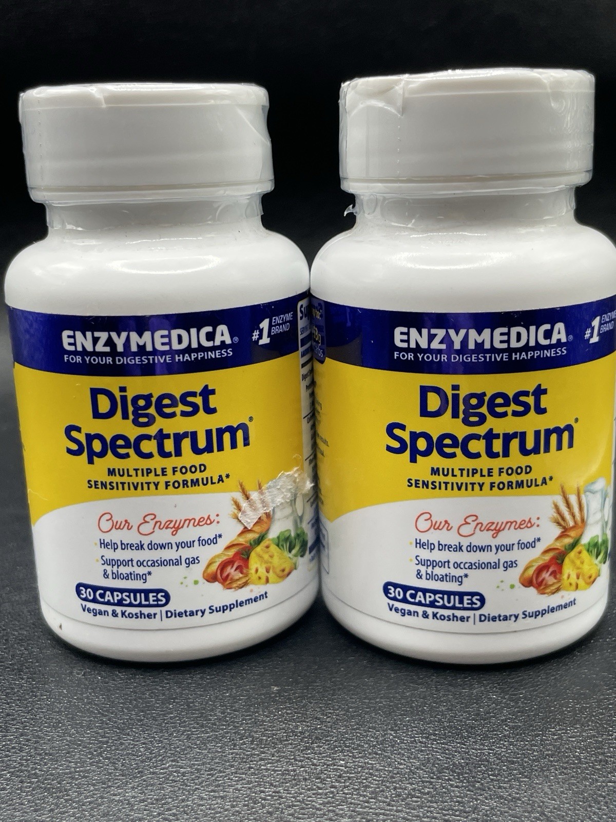 Enzymedica Digest Spectrum 60 Capsules EXP 08/2026 Digestive Enzymes