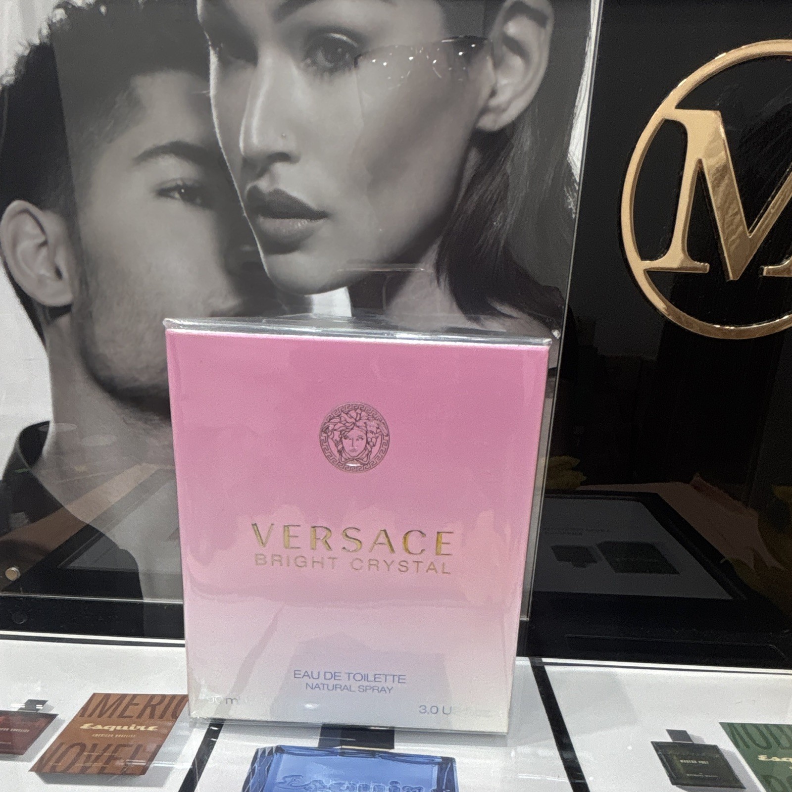 Versace Bright Crystal Eau de Toilette Natural Spray Regular Size 3.0 fl oz