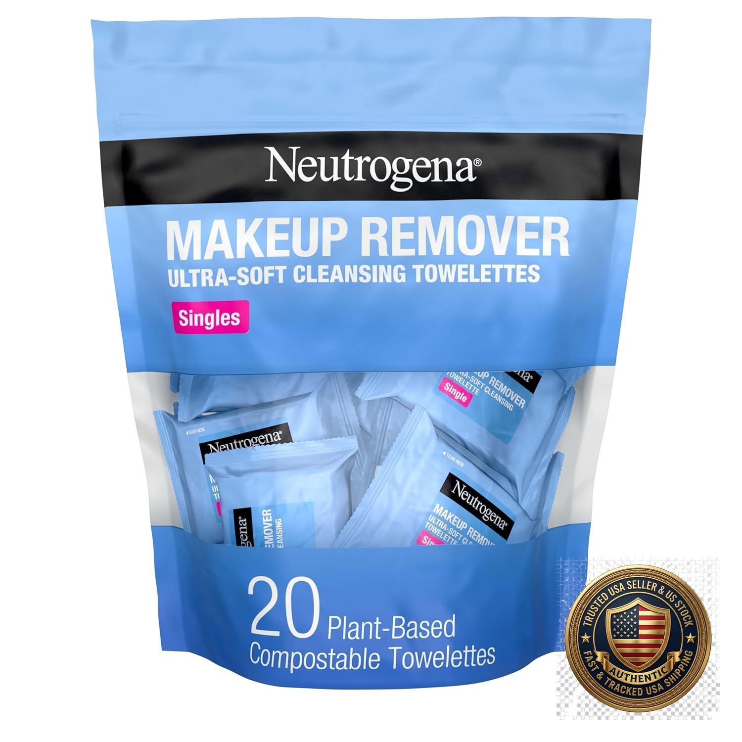 Makeup Remover Towelettes for Face Micellar Water Alcohol-Free Daily