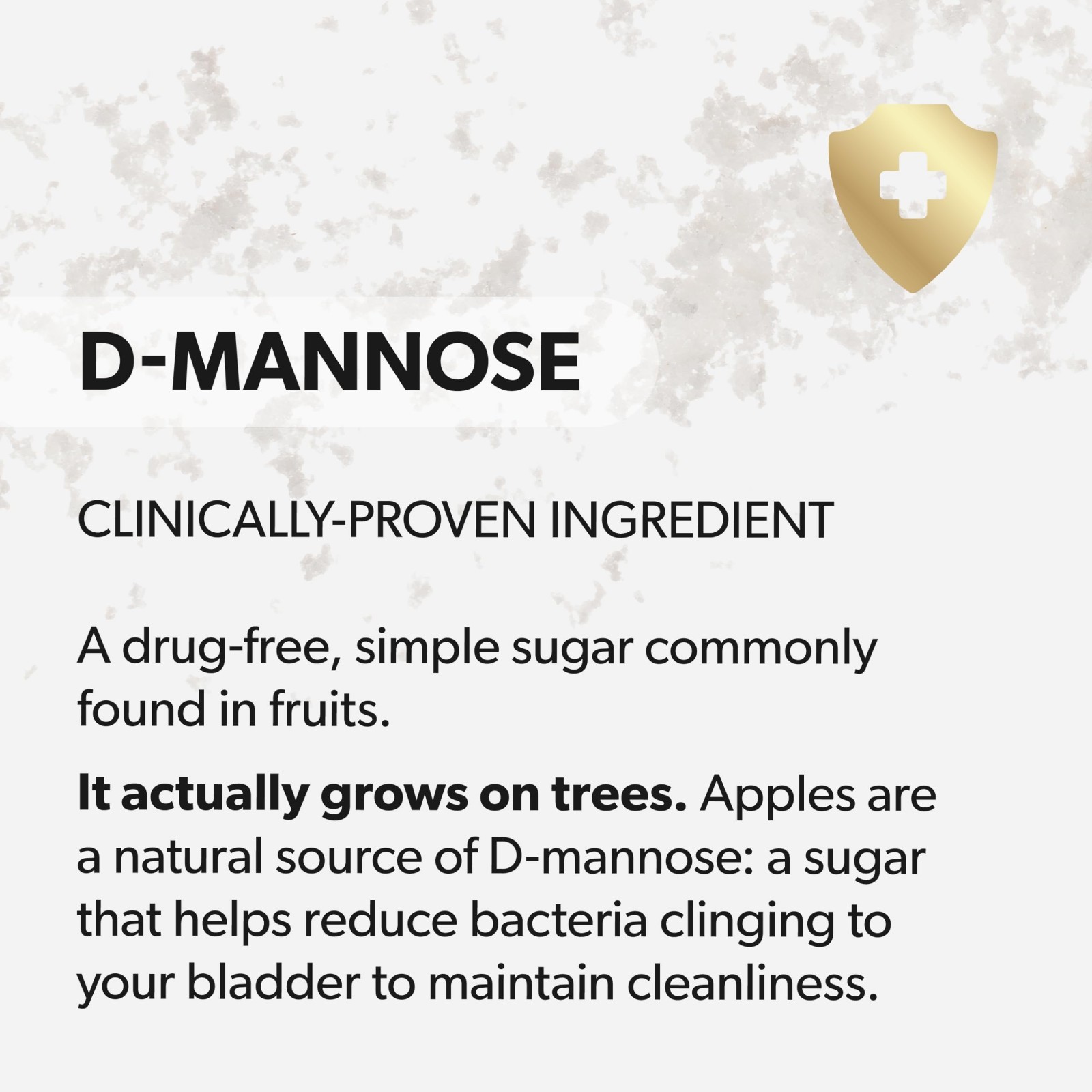 D-Mannose Urinary Tract Health Supplement – Cleanse, Flush & Protect, 120 Count