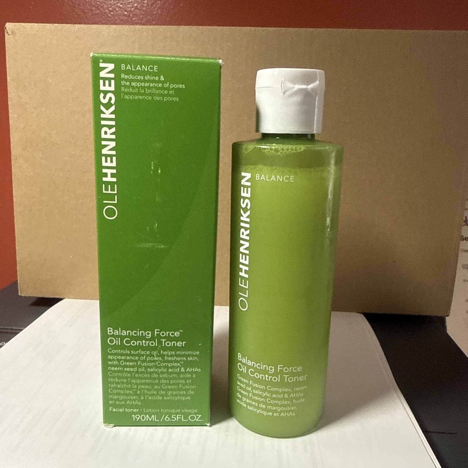 Ole Henriksen Balance Balancing Force Oil Control Toner Neem Seed, 6.5 FL OZ NIB