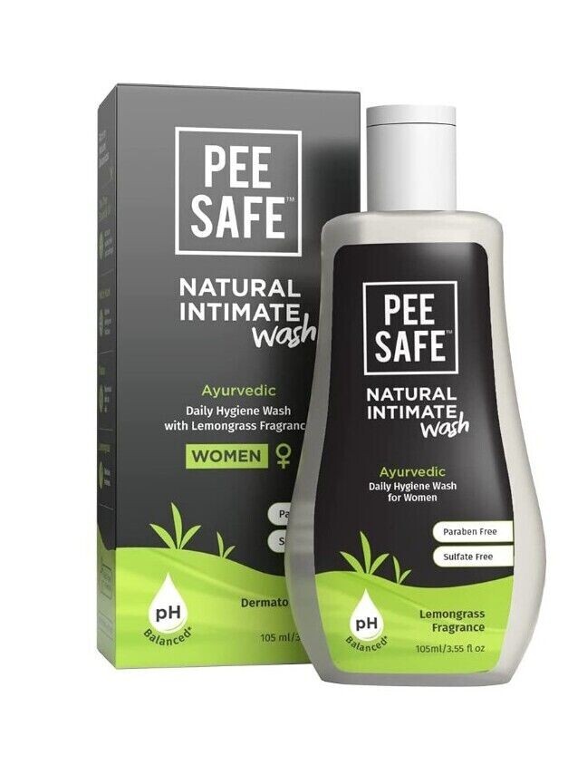 105ml Pee Safe Natural Intimate Wash For Women| 100% Alcohol-Free | pH Balanced