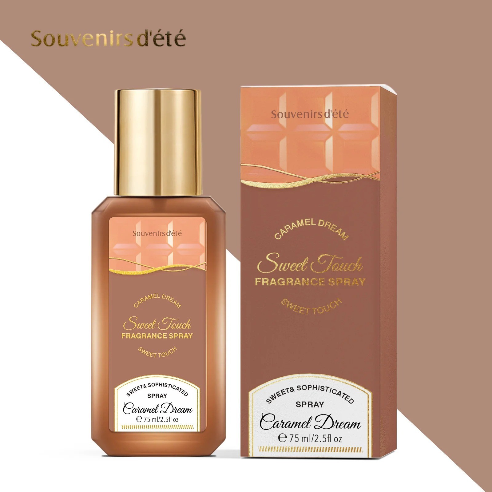 Caramel Dream Perfume 75ML Unisex Gourmand Fragrance Vanilla Chocolate EDT