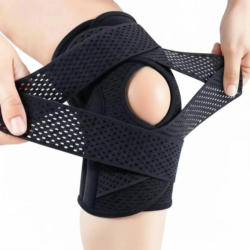 Bareform Knee Brace for Meniscus Support – Adjustable, Patella Stabilizer, Pain