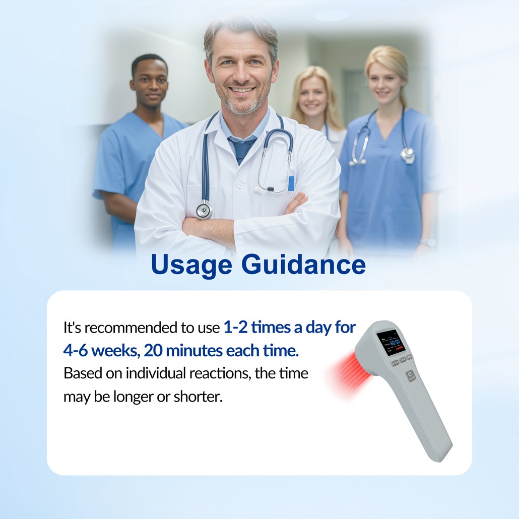 20 Diodes Laser Red Light Therapy Device 880mW for Sports Injures, Muscle Pain