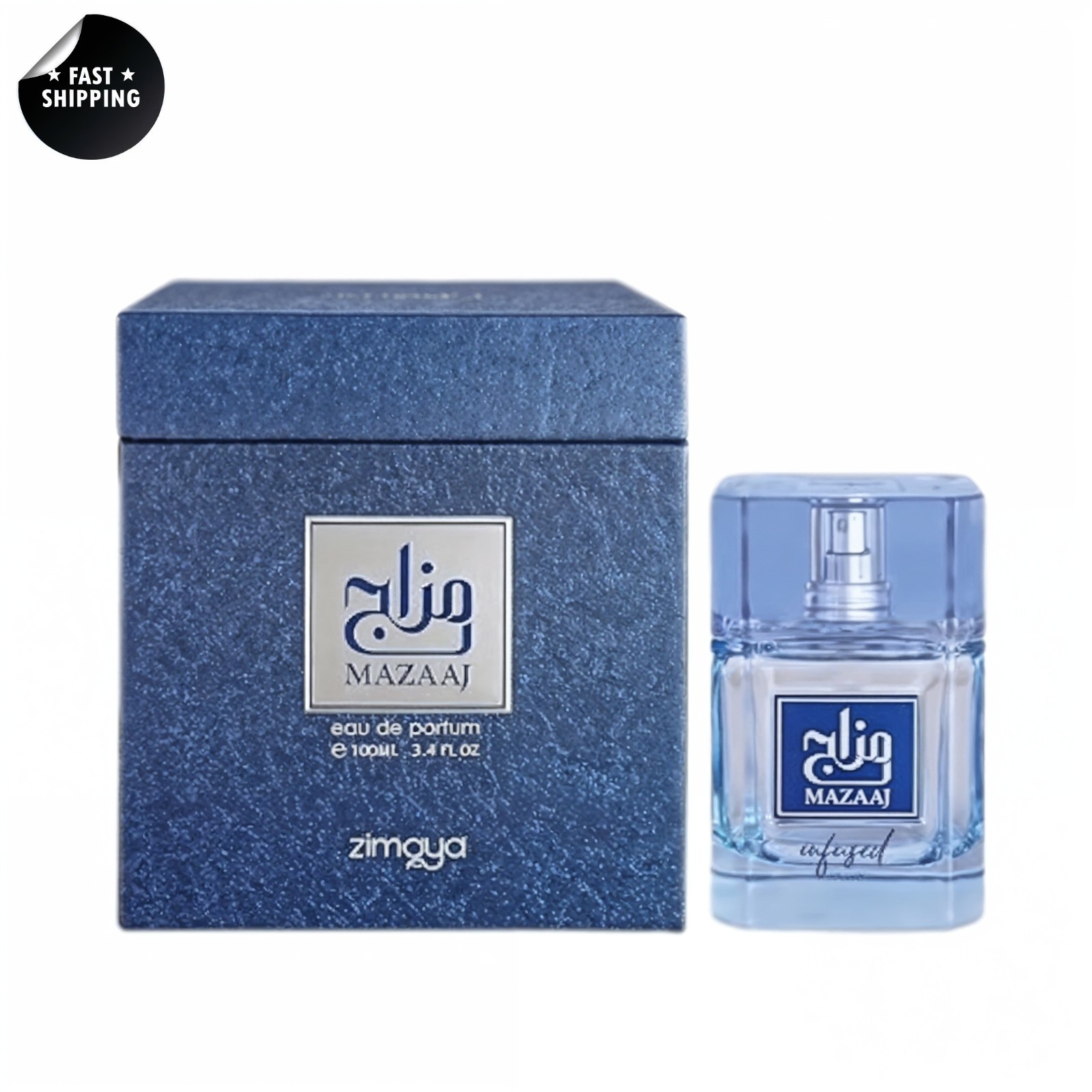 100% Authentic Mazaaj Infused by Zimaya Afnan 3.4oz Eau De Parfum Unisex