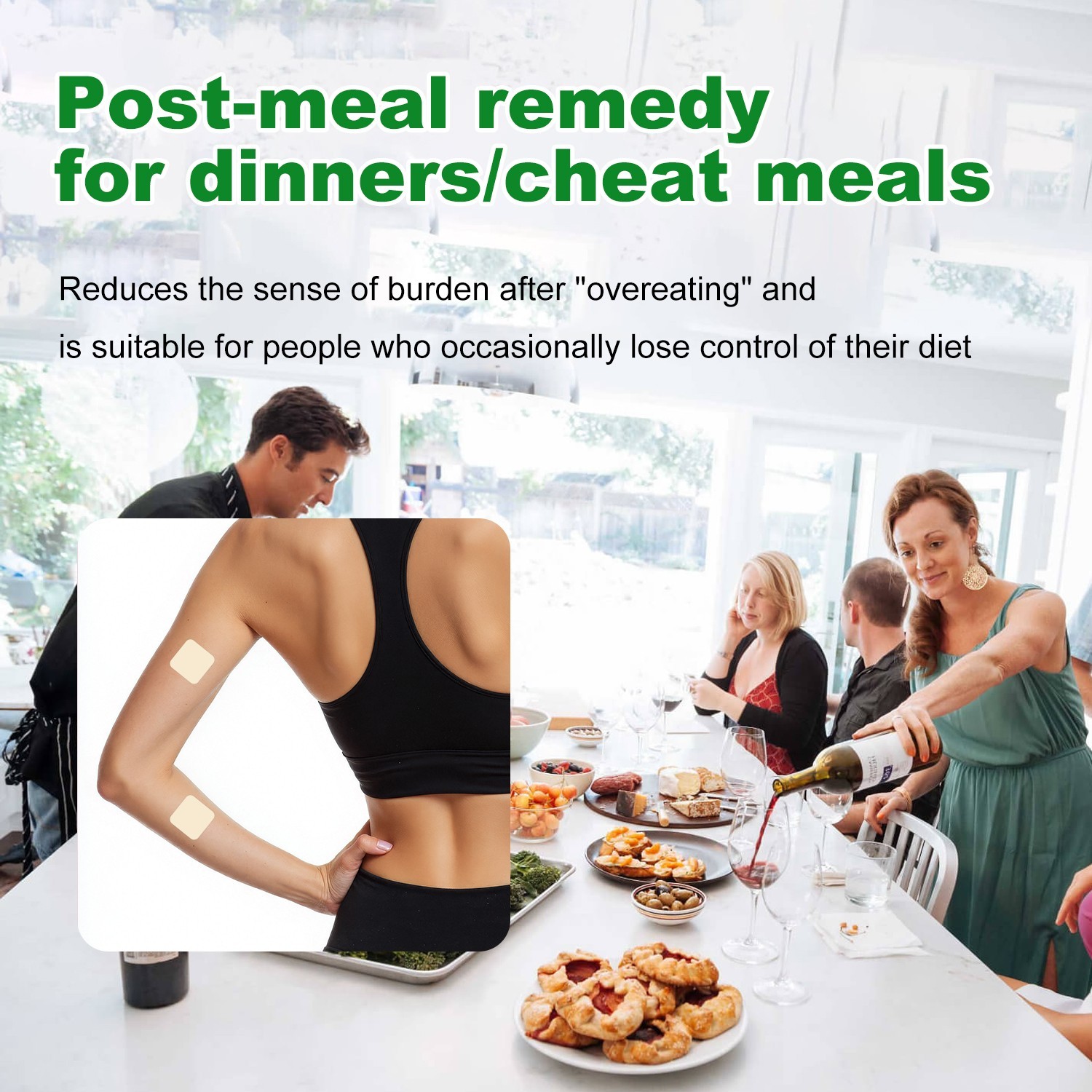 24/7 Gentle Fat Burn! Patch Aids Weight Management, with L-Carnitine, Helps Curb
