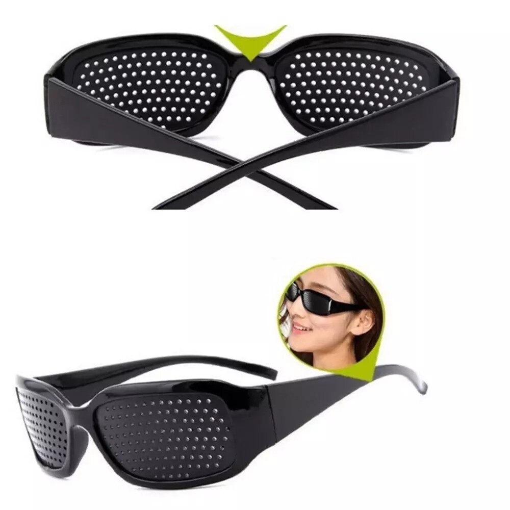 4x Unisex Small hole Glasses Eye Correction Exercise Eyesight Care Improveme