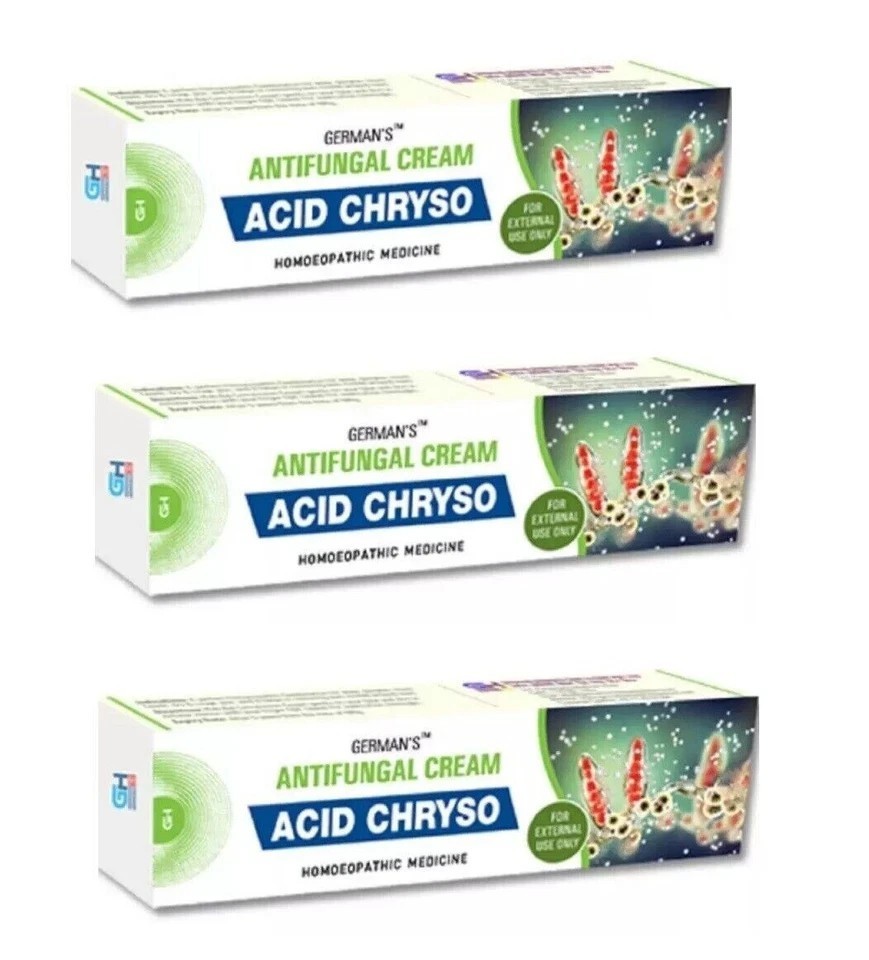 GERMAN’S ACID CHYRSO ANTIFUNGAL CREAM 25g X 3 FAst SHIP I147