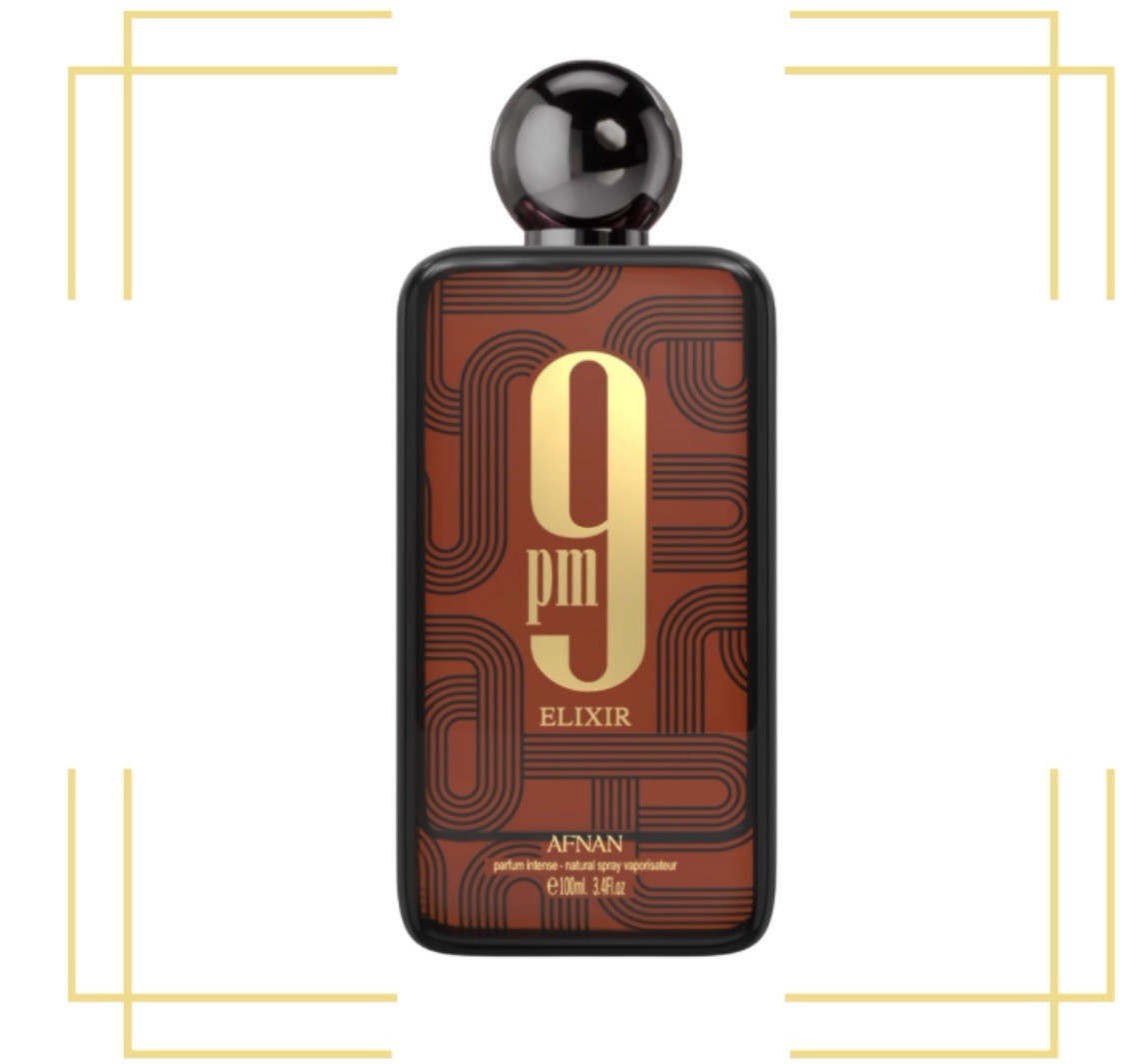 AFNAN 9PM Elixir Extrait de Parfum Spray 3.4 oz New