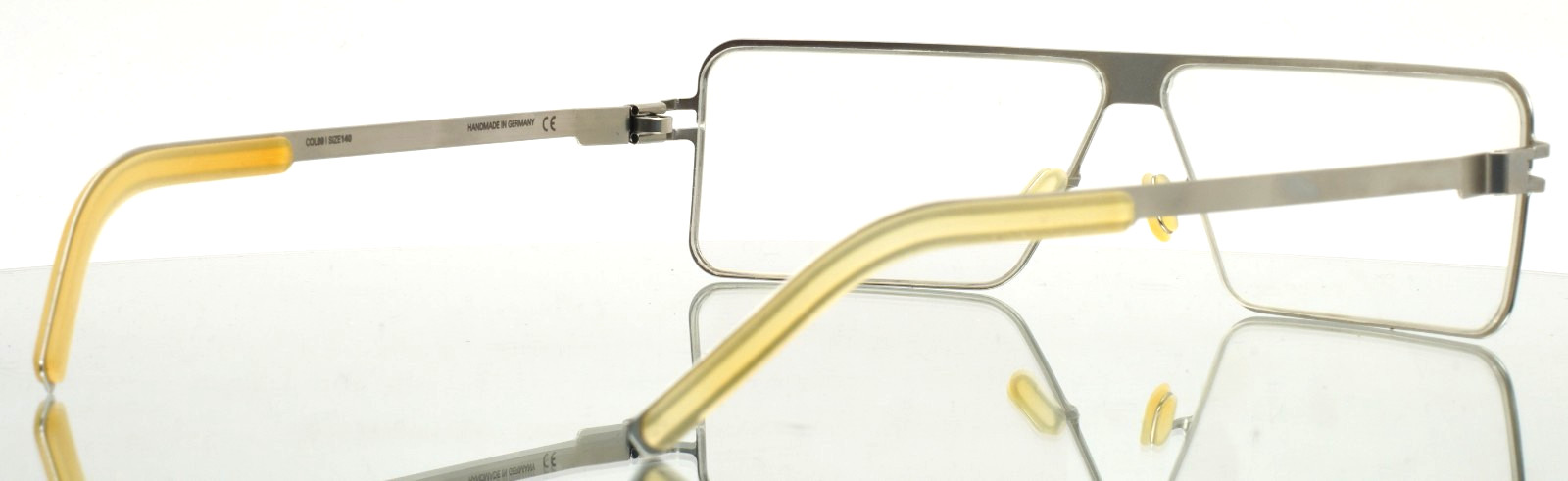 MYKITA Dogma 1.4 COL09 Matte Silver Mens Rectangle Eyeglasses 57-10-140 B:31