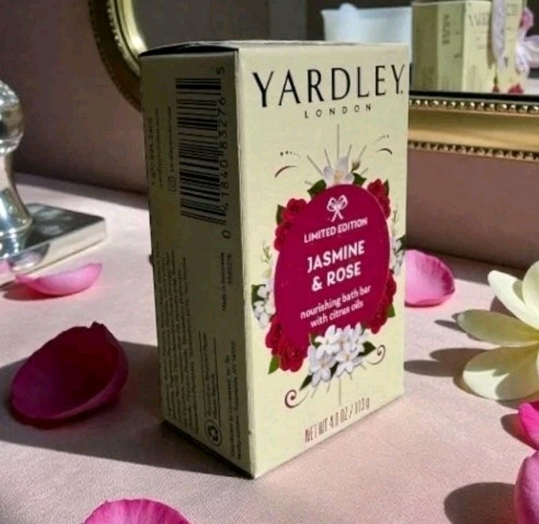 🌺 6 Yardley® London JASMINE & ROSE Soap LIMITED EDITION 4.0 oz w/Citrus Oils🌺
