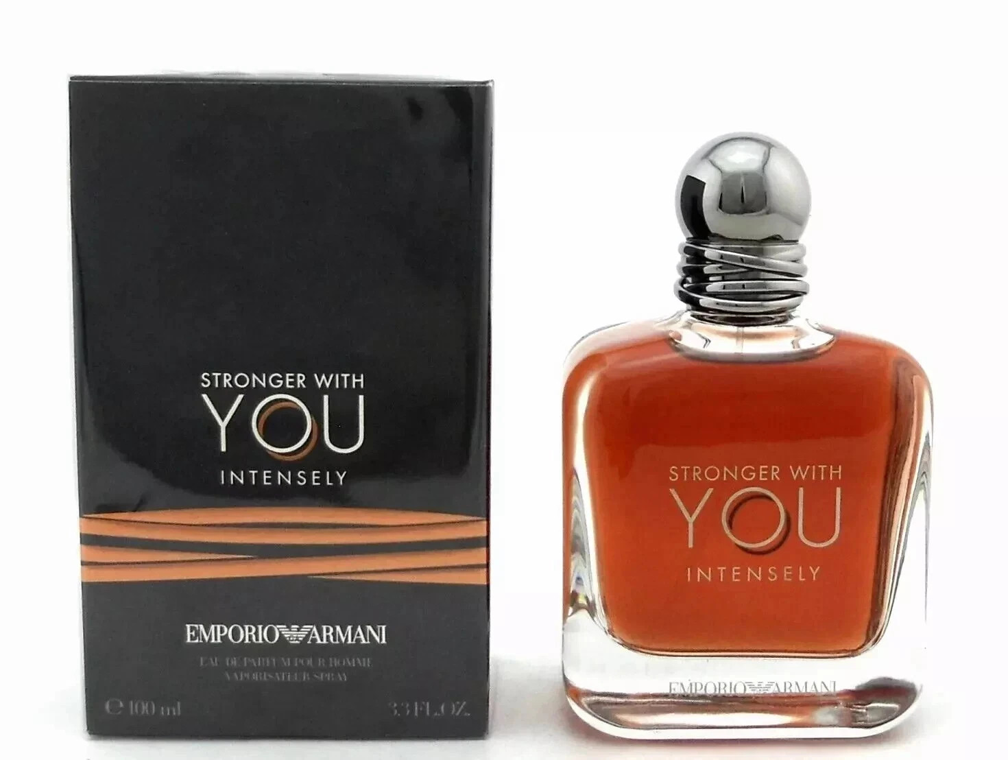 Stronger With You Intensely by Armani cologne men’s EDP 3.3 / 3.4 oz New in Box
