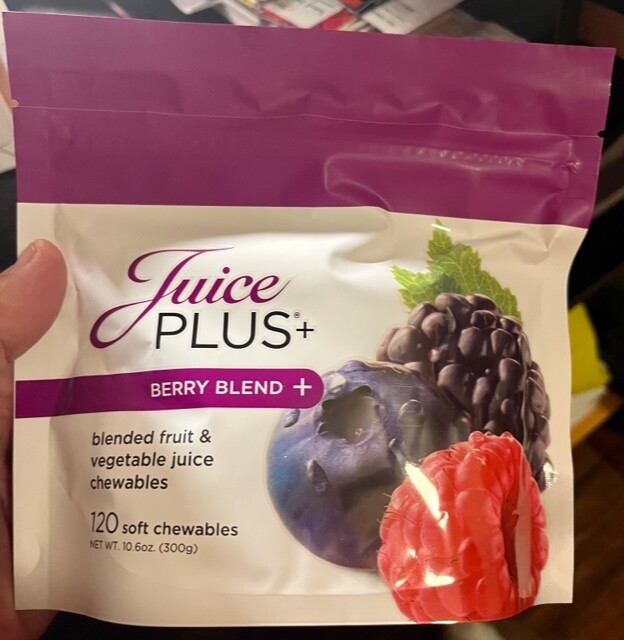 Juice Plus+ BERRY BLEND + – Blended Fruit & Veg Juice Chewables (120) – NEW!