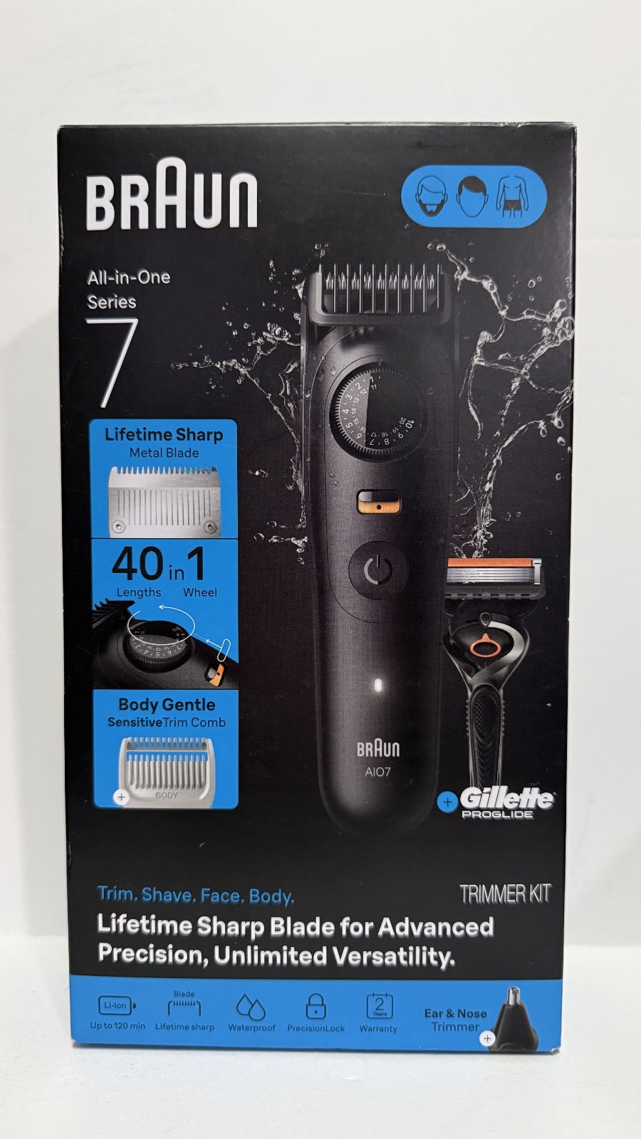 Braun All In One Series 7 AIO 7530 40 in 1 – Trimmer Shaver Kit