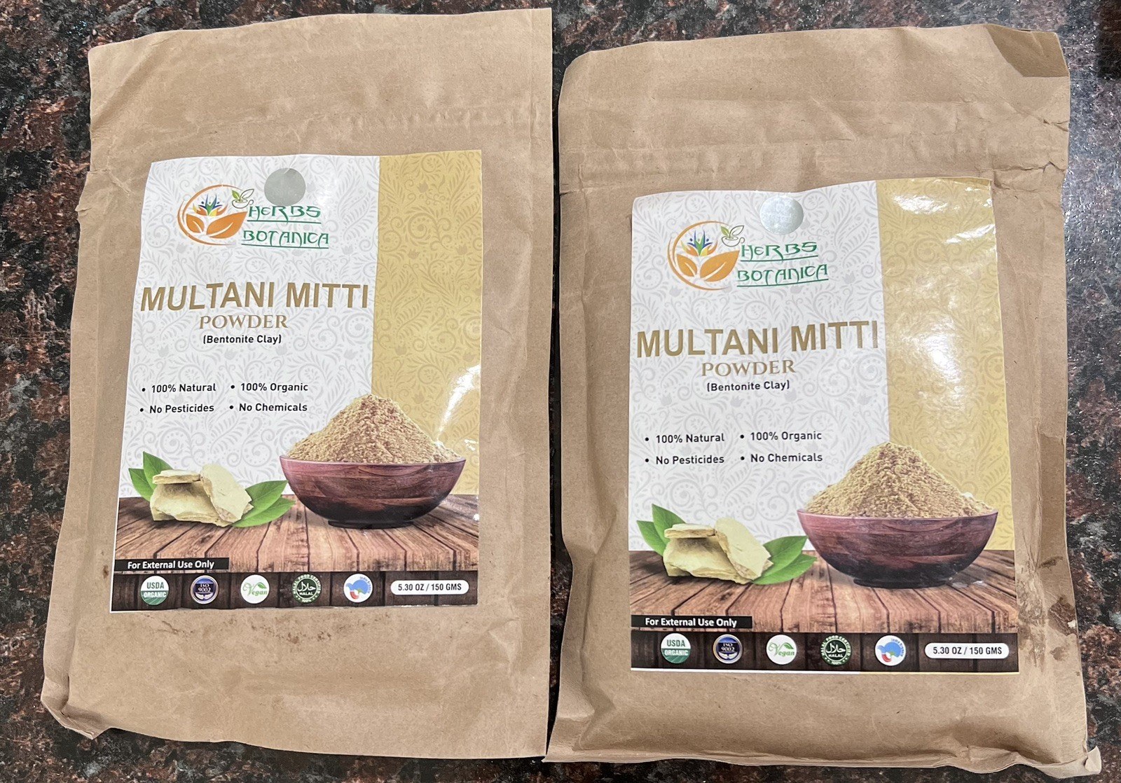 Herbs Botánica Alum Powder (Fitkari) 100% Organic -Totally 10.60gms