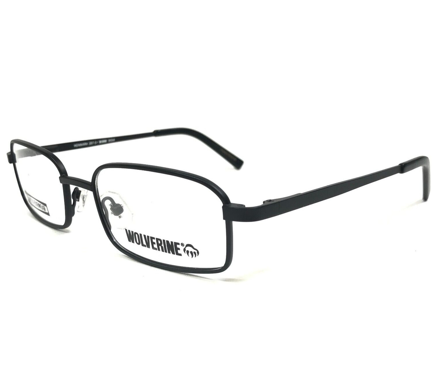 Wolverine Safety Eyeglasses Frames W044 BK Matte Black Z87-2+ 52-17-135