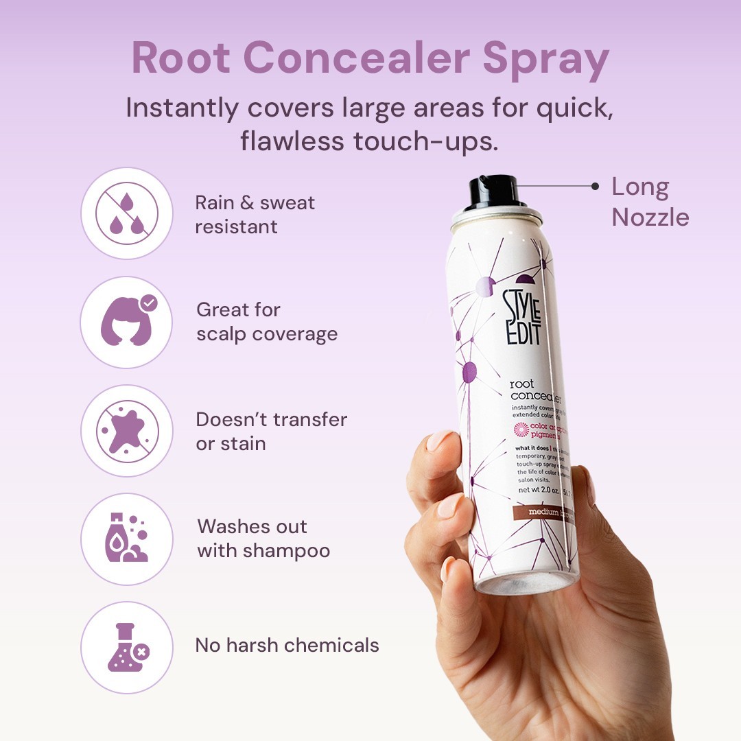 Style Edit Root Concealer Black Travel Size 0.75oz