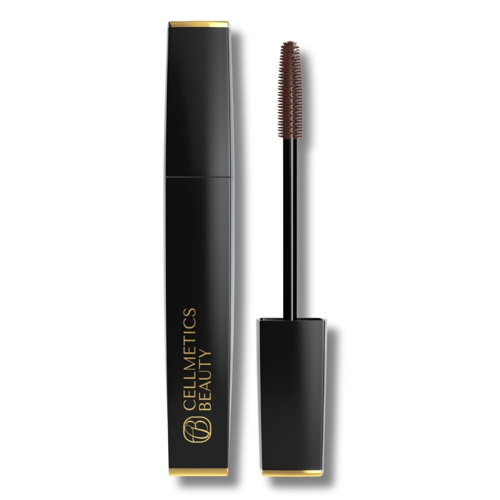 Cellmetics Mascara for Older Women 60 Plus, Volumizing & Lengthening Tubing M…