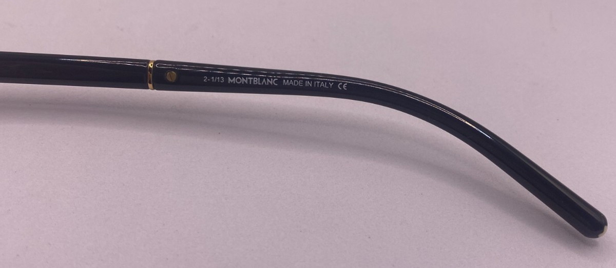 MONTBLANC FRAMES ONLY EYEGLASSES MB 336 030 GOLD BLACK 56-20-140