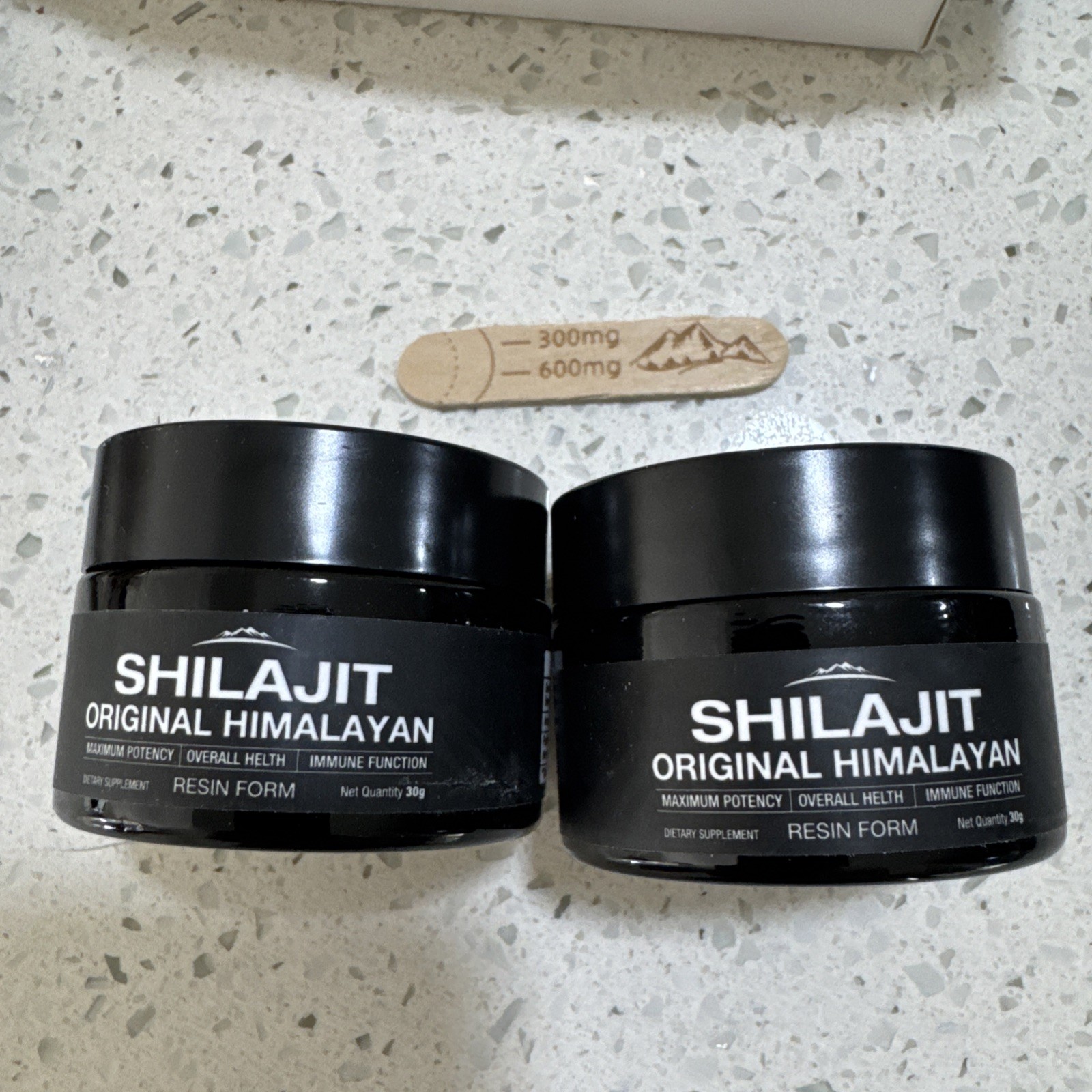 Shilajit Original Himalayan Resin Form 30g (2 Pack). Best by 04/28/2026