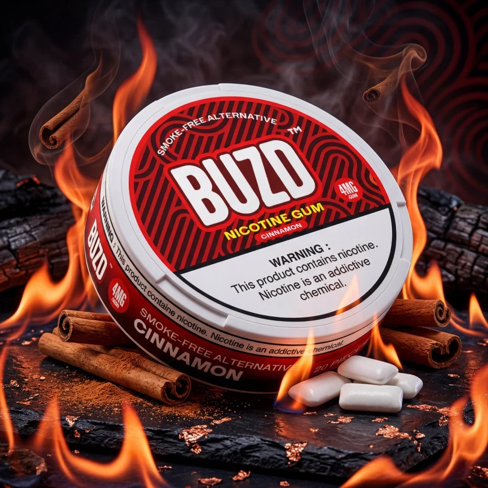 BUZD | Nicotine Gum, Bundle, 4mg, 100ct – EXP 4/21/28