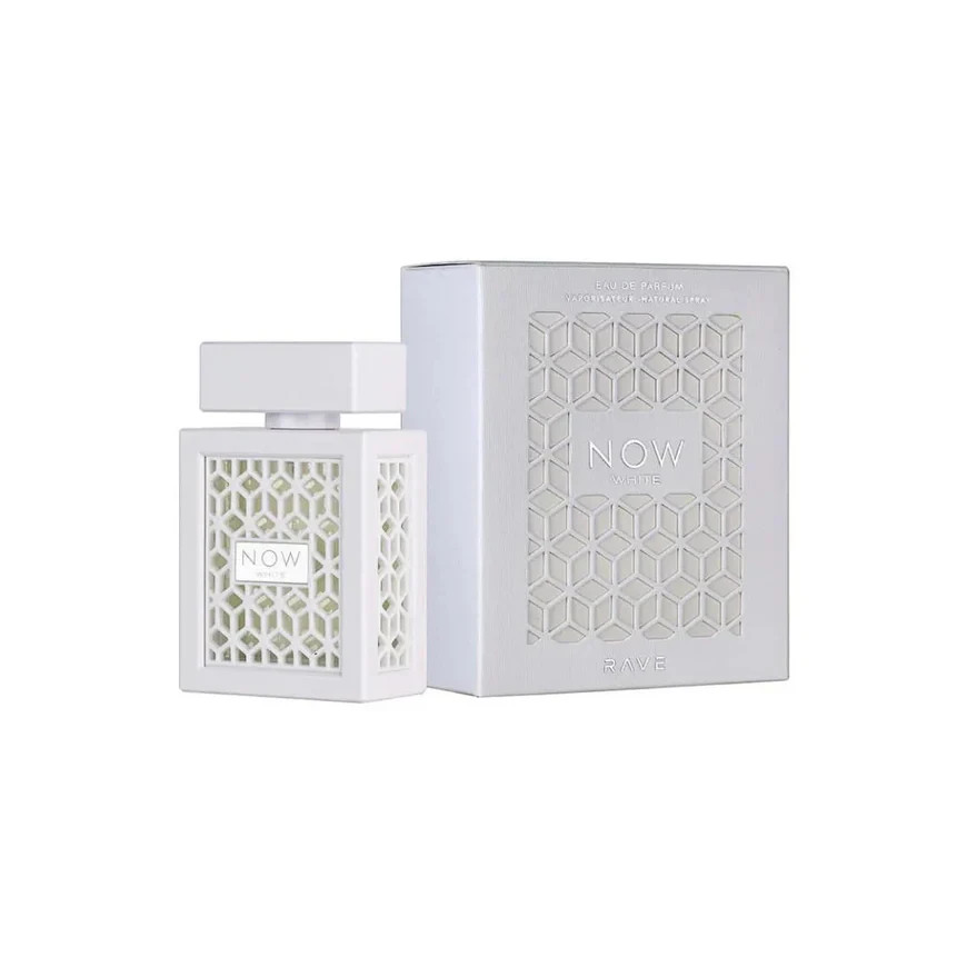RAVE Now White Eau de Parfum Spray for Unisex, 3.4 Ounce