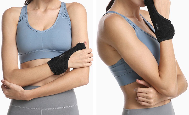 Support Thumb Hand Brace Splint Sprains Arthritis Wristband Belt Finger Splint