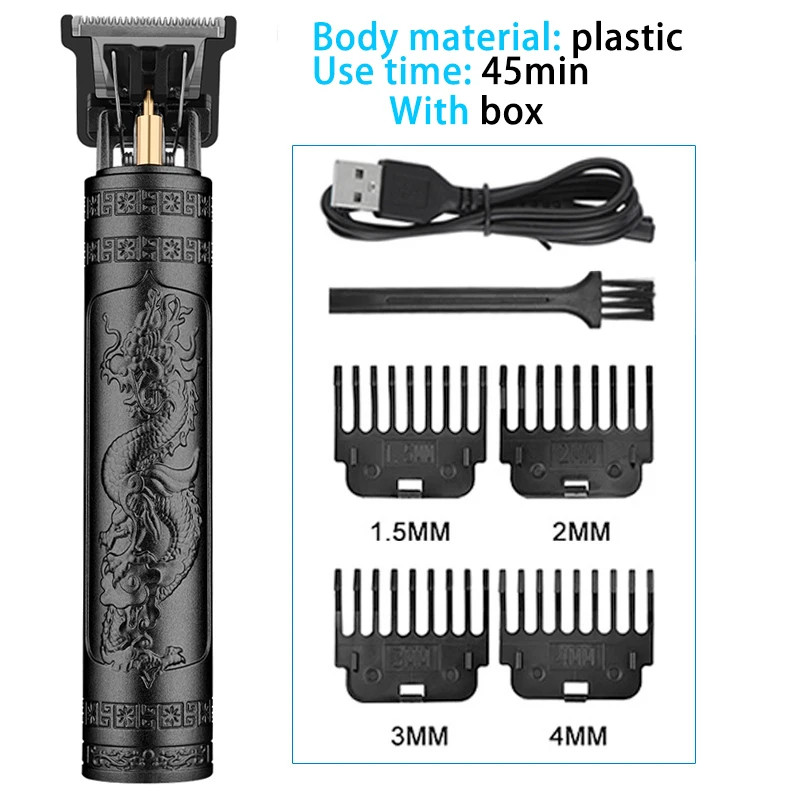 Hot Sale Vintage T9 Electric Cordless Hair Cutting Machine Professional Hair Bar