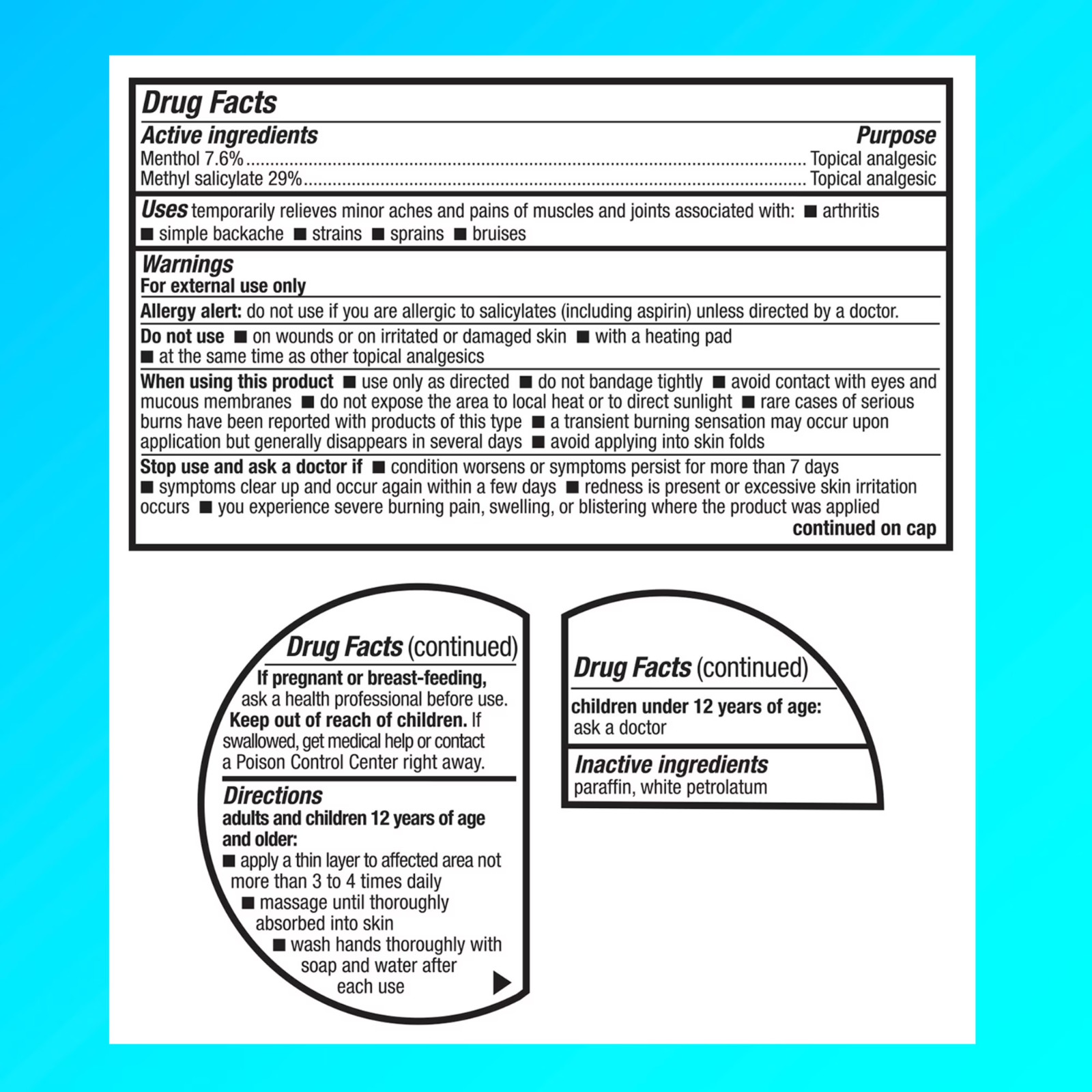 2 Pack Icy Hot Original Muscle & Joint Pain Relief Balm with Menthol 3.5oz