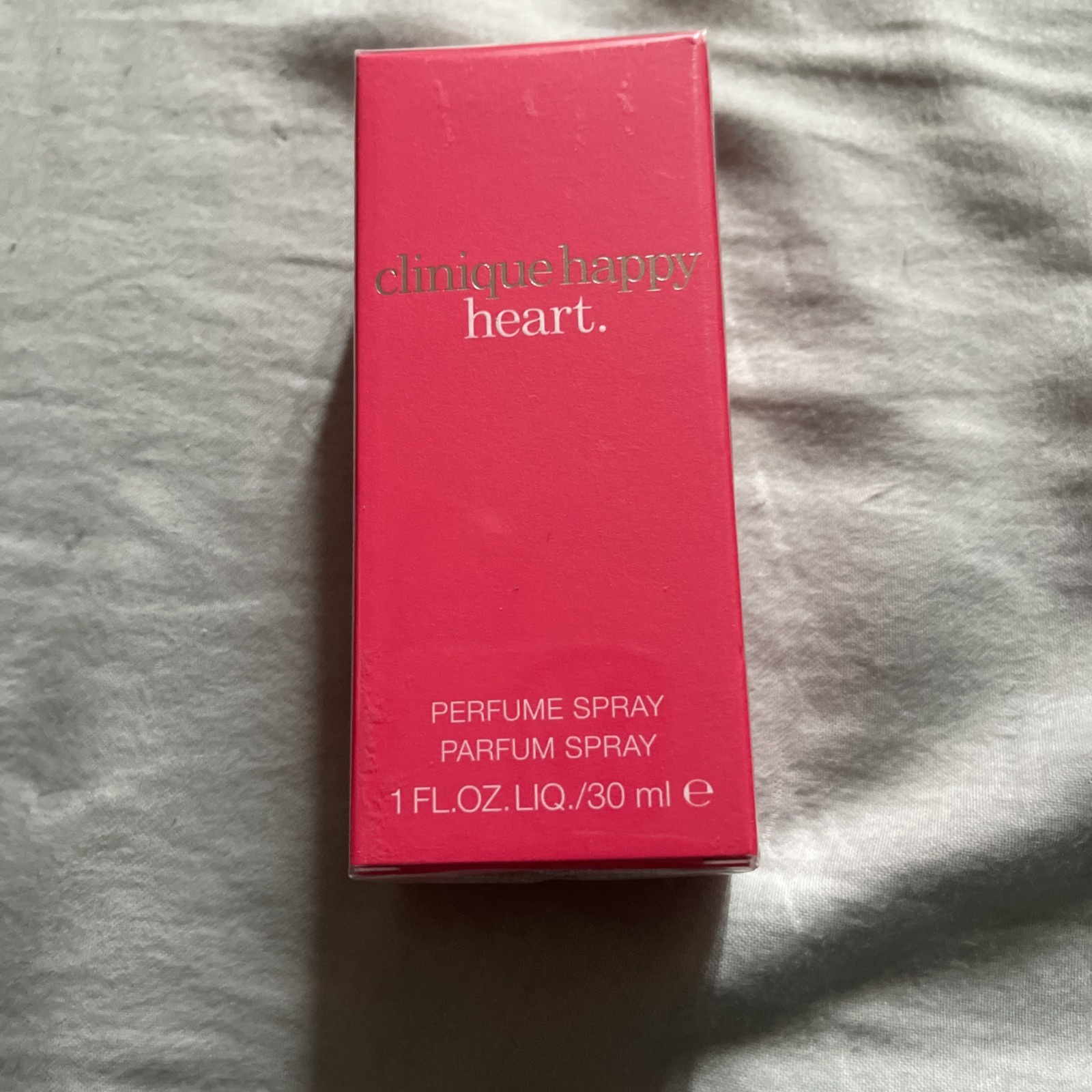 Clinique Happy Heart Perfume Spray, Full Size 1oz/30mL, New In Box & Sealed