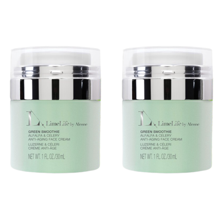 X2 Lime Life Green Smoothie Anti-Aging Face Cream – 2 fl oz