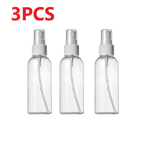 3PCS 30/60ML Travel Spray Bottle Plastic Transparent Perfume Empty Atomizer USA
