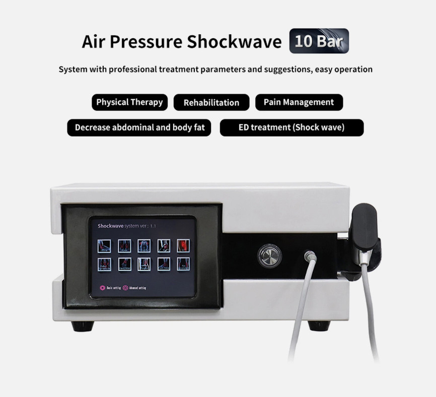 ED Treatment Shockwave Therapy Machine Radial Pneumatic Shock Wave Pain Relief